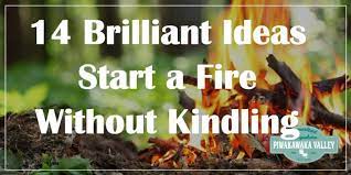 Maybe you would like to learn more about one of these? How To Start A Fire Without Kindling