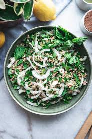 Bulgur Tabbouleh Recipe Simple Whole Grain Parsley Mint Salad Recipe Vegan Salad Recipes Salad Recipes Mint Salad