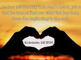 It is a restlessness within the human heart described by st. Ecclesiastes 3 11 Eternity In The Hearts Of Men