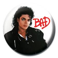 Bad was the first solo concert tour by american singer michael jackson, launched in support of his seventh studio album bad (1987). Anstecker Button Michael Jackson Bad Originelle Geschenkideen