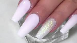 * puede compartir imágenes diseños de uñas acrilicas en las redes sociales. Unas Acrilicas Blancas Super Brillositas 3d Youtube