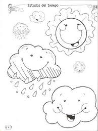 El Rincon De La Infancia Estados Del Tiempo Dibujos Tiempo Preescolar Arte Con Marcadores Hojas De Trabajo Preescolar