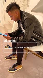 Sneaker match tees ® shirts to match the travis scott air force 1 aka cactus jack af1. Rodrygo Goes Travis Scott X Nike Air Force 1 Low Cactus Jack Nike Air Force Nike Air Travis Scott