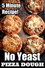 Easy No Yeast Pizza Dough Recipe Happy Hooligans Recipe Pizza Recipes Dough Pizza Dough No Yeast Pizza Dough