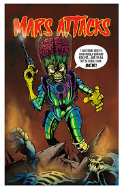 Mars Attacks Artwork Print - 5.5" x 8.5" | Machete Comics