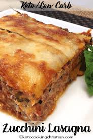 Zucchini Lasagna Keto And Low Carb Keto Cooking Christian