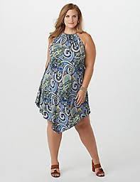 Dress Barn Plus Size Paisley Print Halter Dress Printed Halter Dress Plus Size Maxi Dresses Plus Size Dresses