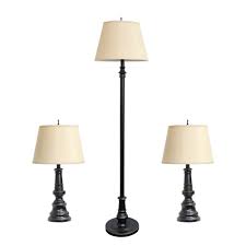 Flexible solution that can easily accommodate layouts of various lighting helps set the atmosphere and vibe of our living space. Elegant Designs Lamp Sets Lamps The Home Depot