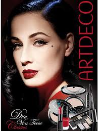 Burlesque star dita von teese reveals the secrets behind her signature, red statement lips. Finally Dita Von Teese Launches Makeup Collection With Artdeco