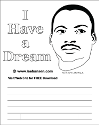 These pages will provide you ways to improve the creativity for your children's. Mlk Printable Worksheet I Have A Dream Martin Luther King Jr Worksheets Dr Martin Luther King Jr Dr Martin Luther King