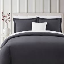 Duvet cover has button closure and ties in the corners to keep duvet in place. 100 Organic Cotton Flannel Duvet Cover Set Mellanni