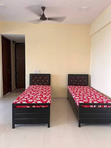 Double Sharing Living Room Boys PG Near Nerul Railway Station