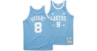 Basketball jerseys └ basketball └ sporting goods all categories antiques art baby books, comics & magazines business, office & industrial cameras & photography cars, motorcycles & vehicles. Mitchell Ness Synthetic Kobe Bryant Los Angeles Lakers Authentic Jersey In Blue For Men Lyst