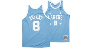 The lakers want to remind you of the importance of wearing masks and wearing them correctly to help stop the spread of the coronavirus. Mitchell Ness Synthetic Kobe Bryant Los Angeles Lakers Authentic Jersey In Blue For Men Lyst