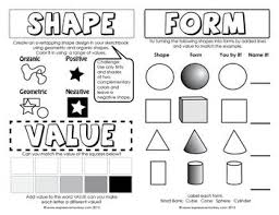 Elements Of Art Worksheets For Sketchbook Activities Art Worksheets Elements Of Art Art Lesson Plans