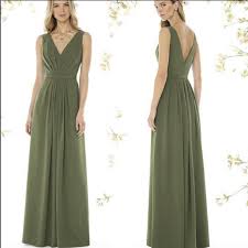 85% off all outlet dresses. David S Bridal Dresses Moss Green Dress Poshmark