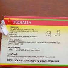 Erela Fermia Obat Penambah Darah Anemia Bisa Untuk Ibu Hamil Menyusui Shopee Indonesia