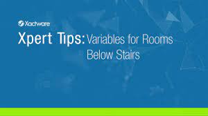 Xactimate Xpert Tips Variables For Rooms Below The Stairs Youtube