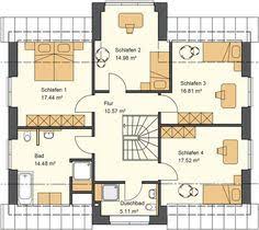 Grossraum Satteldachhaus 200 Qm Haus Grundriss Grundriss Bauplan Haus
