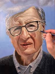 Finally time to go ahead painting the husband's face of „A Marriage Story“  😊