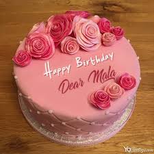 Get a cool happy birthday cake with name. Pink Rose Birthday Cake Images With Name Generator Happy Birthday Cakes Birthday Cake Write Name Birthday Cake Writing