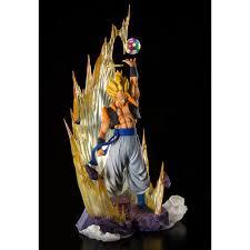 He wouldn't be able to use it with vegeta, because of their height difference (and vegeta wouldn't do that dance) Dragon Ball Z Fusion Reborn Super Saiyan Gogeta Figure 28cm