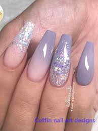 Cute nails fashion nails blue nails nails hair and nails super nails trendy nails manicure fun nails. 20 Trendy Coffin Nail Art Designs 120 Trendy Coffin Nail Art Designs 1 Nailarts Long Acrylic Nails Ombre Acrylic Nails Coffin Nails Designs