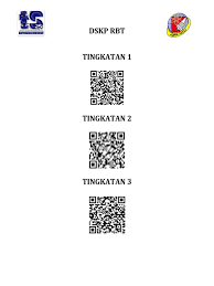 Kssm reka bentuk dan teknologi tingkatan 1 i. Qr Code Dskp Rbt Tingkatan 1 Tingkatan 3
