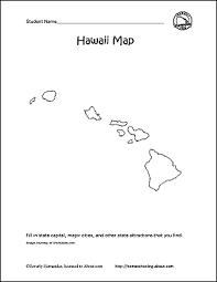 Learn About Hawaii With These Free Printables Hawaiian Islands Map Hawaii Maps For Kids