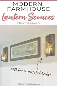 Wards credit offers low monthly payments. Easy Diy Modern Farmhouse Lantern Sconces Interior Frugalista