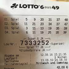 Bei lotto 6 aus 49 gk 1, 1:16 mio. Wie Funktioniert Der Lottoschein Lotto 6 Aus 49