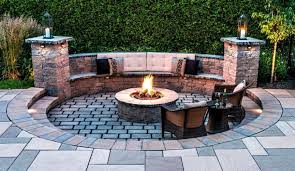 Be inspired by these designer landscapes that use plants, hardscapes, structures and water features to create outdoor spaces that are a cut above. 40 Best Sunken Patio Fire Pit Ideas For Your Backyard