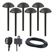 Paradise Gl33604bk Low Voltage Cast Aluminum Led Lavelle Light 6 Pack Bulbs Fittings Ideas Led Landscape Lighting Outdoor Path Lighting Led Path Lights