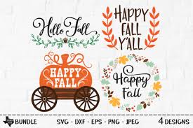 Download them for free and start now your diy projects with these free vectors. Fall Bundle Fall Designs Graphic By Texassoutherncuts Creative Fabrica