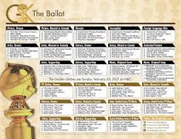 2021 golden globe awards printable ballot the gold knight in 2021 golden globes golden globe award globe