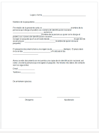 Carta poder para llenar en línea y descargar en word. Modelo Carta Poder Simple Para Recoger Documentos