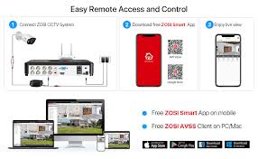 Zosi software downloads windows 10. Amazon Com Zosi C303 Home Security Cameras System With Audio 8ch 5mp Lite H 265 Cctv Dvr With Hard Drive 1tb 8pcs 1080p Surveillance Camera 120ft Night Vision Pir Motion Deteciton Activated Light Siren Alarm
