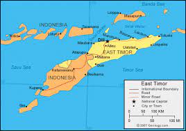 East Timor Map Location East Timor Map And Satellite Image