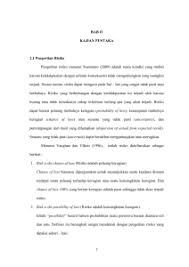 Kamus besar dari mitigasi risiko dalam bahasa indonesia. Pengaruh Risiko Pada Proyek Perluasan Dan Renovasi Hotel Di Bali