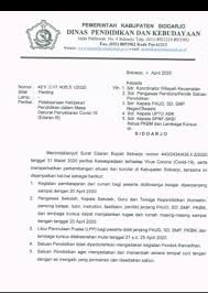 Langsung saja simak penjelasan surat resmi berikut ini. Contoh Surat Dinas Sekolah Smp Brainly