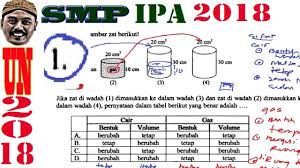 We did not find results for: Pembahasan Soal Unbk Ipa Un Smp 2018 No 01 Wujud Zat Youtube