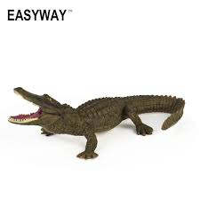 Mr Froger Chinese Alligator Model Toy Wild Animals Toys Set Zoo Modeling Plastic Solid Crocodile Classic Toys Cute Anima Animals Wild Pet Toys Wild Animal Toys