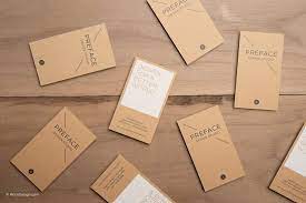 Natural business cards or brown kraft business cards fall under this category. Brown Kraft Business Cards