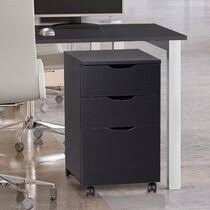 Jjs 3 drawer rolling wood file cabinet with locking wheels, home office portable vertical mobile wooden storage filing cabinet for a4 or letter size, all brown 4.5 out of 5 stars 2 $89.99 $ 89. Vertical Wood Filing Cabinets You Ll Love In 2021 Wayfair