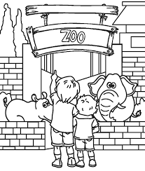 These coloring pages are free. Zoo Printable Coloring Page Free Printable Coloring Pages For Kids