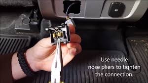 Looking at the back of the power outlet i see 4 pins, so i was curious to see the ford factory wiring (connector view diagram) and know what each one of these pins are dedicated to ! How To Repair A Ford Rear Power Outlet Youtube