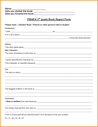 Book Report Template 3rd Grade Pdf Third Examples Printable Within Story Report Template In 2020 Biography Book Report Template Book Report Templates Grade Book