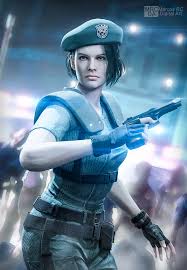 jill stars re3 costume from re1 remake fanart by mark rc97 on deviantart resident evil girl jill valentine resident evil game