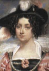 Mrs Henry Pierce Bone oil painting reproduction by Charles Richard Bone