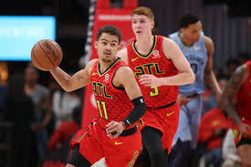 Kevin joseph huerter (born august 27, 1998) is an american professional basketball player for the atlanta hawks of the national basketball association (nba). Atlanta Hawks Guards Trae Young Kevin Huerter Rise In 2018 Re Draft Peachtree Hoops